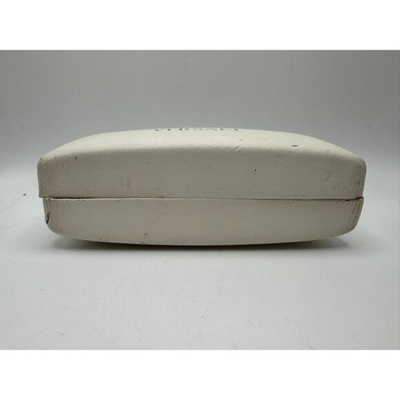 EMPTY Vintage Versace Hard Clamshell Glasses Case White & Gold Made in Italy - Picture 3 of 8